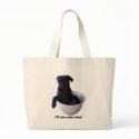 I'll take mine black - Black Pug Bag