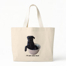 I'll take mine black - Black Pug Bag
