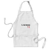 I'LL TAKE MINE RARE aprons