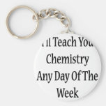 I'll Teach You Chemistry Any Day Of The Week Key Chains