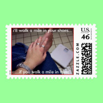 I'll walk a mile in your shoes... stamps