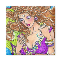 I'll wear my String of Shells Refrigerator Magnet