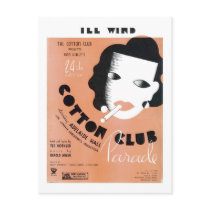 Ill Wind Cotton Club Parade Vintage Songbook Cover postcards by vintagegiftmall Ill Wind Cotton Club Parade Vintage Songbook Cover postcards