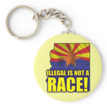 Illegal is not a Race Keychains