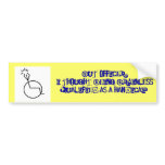 Illegal use of Handicapped parking space Bumper Sticker