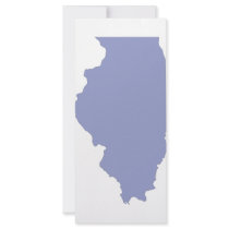 ILLINOIS a BLUE state rack cards by LSDmeCom ILLINOIS a BLUE state rack cards