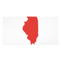 ILLINOIS - a RED State photo cards by LSDmeCom ILLINOIS - a RED State photo cards
