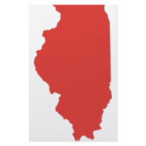ILLINOIS - a RED State stationery by LSDmeCom ILLINOIS - a RED State stationery