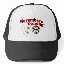 Illinois Anti ObamaCare – November’s Coming! Trucker Hats