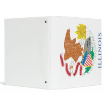 ILLINOIS 3 RING BINDER