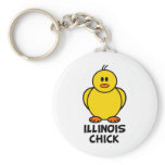 Illinois Chick Key Chains