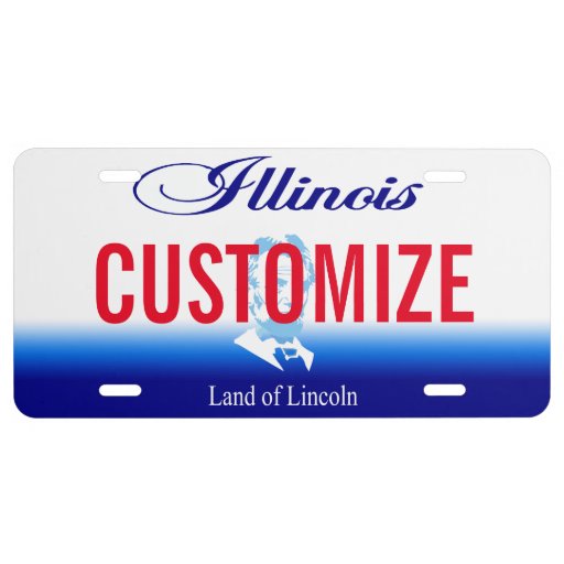 custom number plate illinois