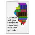 Illinois Customize colorful card how you like by JKdesigns Illinois Customize colorful card how you like
