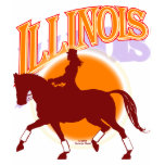 Illinois dressage sunrise shirt F/B