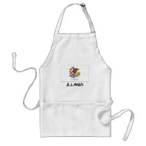 Illinois Flag aprons