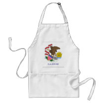 Illinois Flag aprons