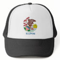 Illinois Flag Hat
