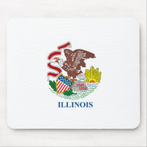 Illinois Flag Mousepad