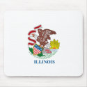 Illinois Flag Mousepad