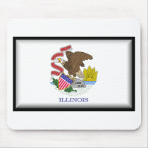 Illinois Flag Mouse Mats