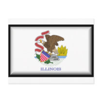 Illinois Flag postcards