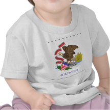Illinois Flag T Shirts
