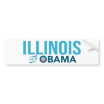 Illinois For Barack Obama Biden Bumper Sticker