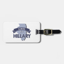 ILLINOIS FOR HILLARY -.png Tags For Bags