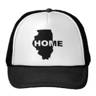 Illinois Home Away From Home Ball Cap Trucker Hat