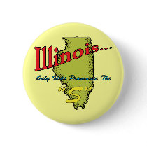Illinois IL Motto ~ Only Idiots Pronounce The "S" Pins