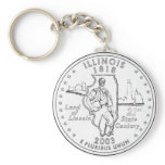 Illinois Key Chain
