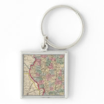 Illinois Map by Mitchell Key Chains
