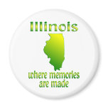 Illinois Memories Magnets