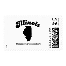 Illinois Motto - Please dont pronounce the S Postage Stamps