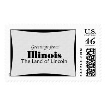 Illinois postage by dndartstudio Illinois postage