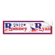 Illinois Romney and Ryan 2012 Bumper Sticker