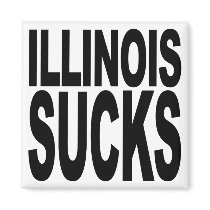 Illinois Sucks magnets