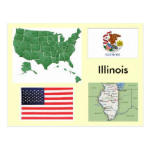 Illinois, USA Post Cards