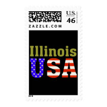 Illinois USA! postage