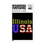 Illinois USA! postage