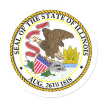 Illinois, USA stickers