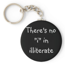 illiteracy keychains