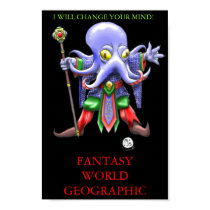 ILLITHIDMON CHIBI MIND FLAYER FANTASY WORLD GEO posters
