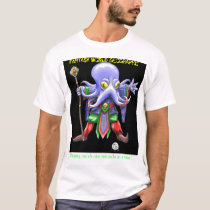 Illithidmon- mind flayer Fantasy World Geographic t-shirts