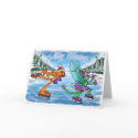 Illow & on ice - Merry X-Mas Card by Illow_Orange Illow & on ice - Merry X-Mas Card