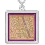Illuminata *A* Monogrammed Silver-Plated Necklace necklaces