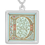 Illuminata *D* Monogrammed Silver-Plated Necklace necklaces