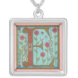 Illuminata *E* Monogrammed Silver-Plated Necklace necklaces