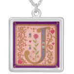 Illuminata *J* Monogrammed Silver-Plated Necklace necklaces