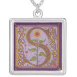 Illuminata *S* Monogrammed Silver-Plated Necklace necklaces